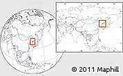 Blank Location Map of Antu, within the entire country