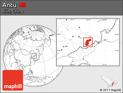 Blank Location Map of Antu