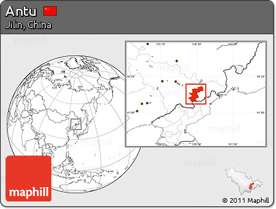 Blank Location Map of Antu