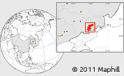 Blank Location Map of Antu, highlighted country