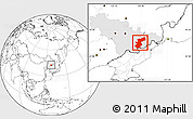Blank Location Map of Antu, highlighted parent region