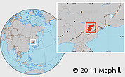Gray Location Map of Antu