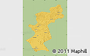 Savanna Style Map of Antu, single color outside