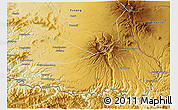 Physical 3D Map of Changbai
