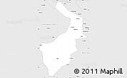 Silver Style Simple Map of Dongfeng