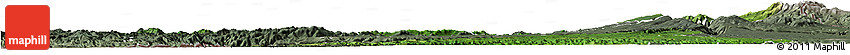 Satellite Horizon Map of Fusong, semi-desaturated