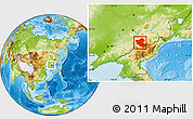 Physical Location Map of Fusong