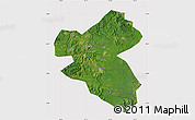 Satellite Map of Fusong, cropped outside