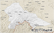 Classic Style 3D Map of Hunjiang Shi