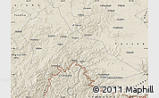 Shaded Relief Map of Hunjiang Shi
