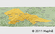 Savanna Style Panoramic Map of Hunjiang Shi