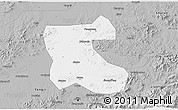 Gray 3D Map of Jilin Shiqu