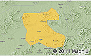 Savanna Style 3D Map of Jilin Shiqu