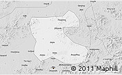 Silver Style 3D Map of Jilin Shiqu