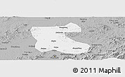 Gray Panoramic Map of Jilin Shiqu