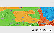 Political Panoramic Map of Jilin Shiqu