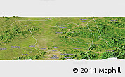 Satellite Panoramic Map of Jilin Shiqu