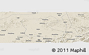 Shaded Relief Panoramic Map of Jilin Shiqu