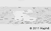Silver Style Panoramic Map of Jilin Shiqu