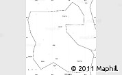 Blank Simple Map of Jilin Shiqu