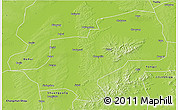 Physical 3D Map of Jiutai