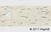 Shaded Relief Panoramic Map of Liaoyuan Shi