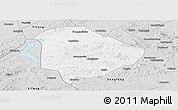 Silver Style Panoramic Map of Liaoyuan Shi