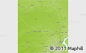Physical 3D Map of Lishu