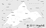 Silver Style Simple Map of Liuhe