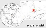 Blank Location Map of Shuangliao