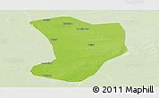 Physical Panoramic Map of Shuangliao, lighten