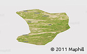 Satellite Panoramic Map of Shuangliao, cropped outside