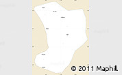 Classic Style Simple Map of Shuangliao, single color outside