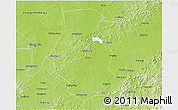 Physical 3D Map of Shuangyang