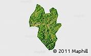 Satellite 3D Map of Tonghua Shi, single color outside