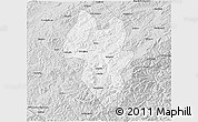 Silver Style 3D Map of Tonghua Shi
