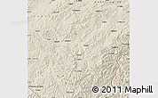 Shaded Relief Map of Tonghua Shi