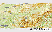 Physical Panoramic Map of Tonghua Shi