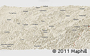 Shaded Relief Panoramic Map of Tonghua Shi