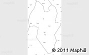 Blank Simple Map of Tonghua Shi