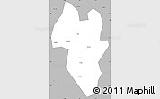 Gray Simple Map of Tonghua Shi