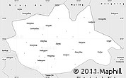 Silver Style Simple Map of Wangqing