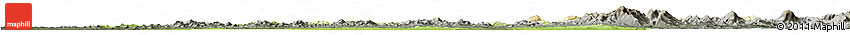 Physical Horizon Map of Yongji, darken, semi-desaturated