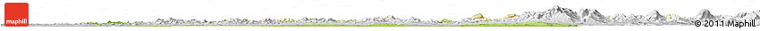Physical Horizon Map of Yongji, lighten, desaturated