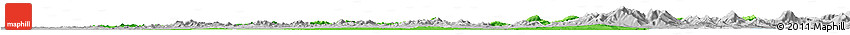 Political Horizon Map of Yongji, lighten, desaturated