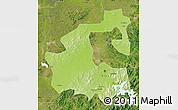 Physical Map of Yongji, satellite outside