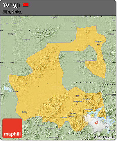 Savanna Style Map of Yongji