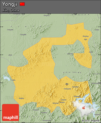 Savanna Style Map of Yongji