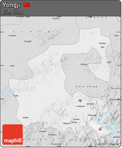 Silver Style Map of Yongji