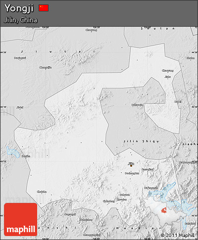 Silver Style Map of Yongji